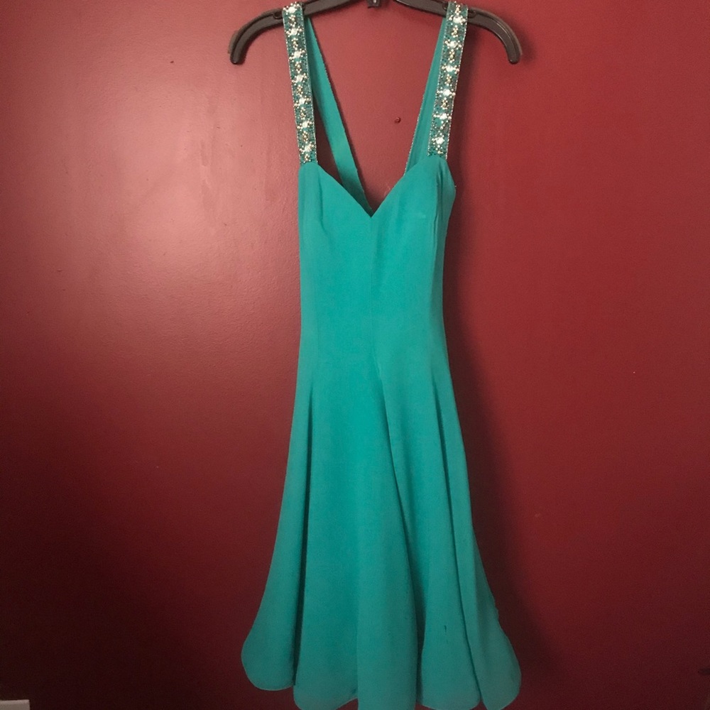 Ladies Green Dress